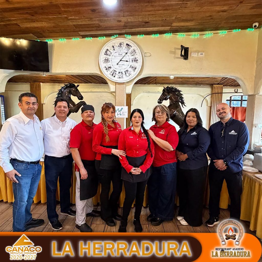 Distintivo de Afiliado CANACO a Restaurant La Herradura